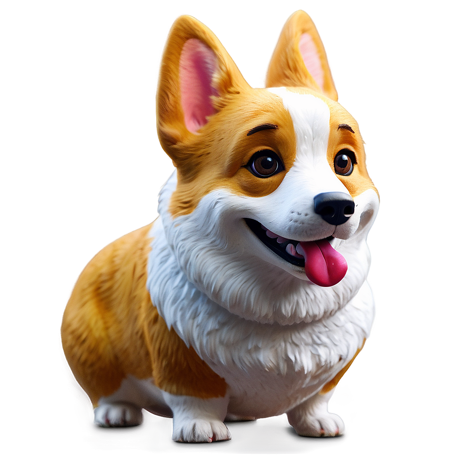 Cartoon Corgi PNG mgc PNG with transparent background