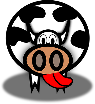 Cartoon Cow Graphic