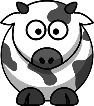 Cartoon Cow Graphic