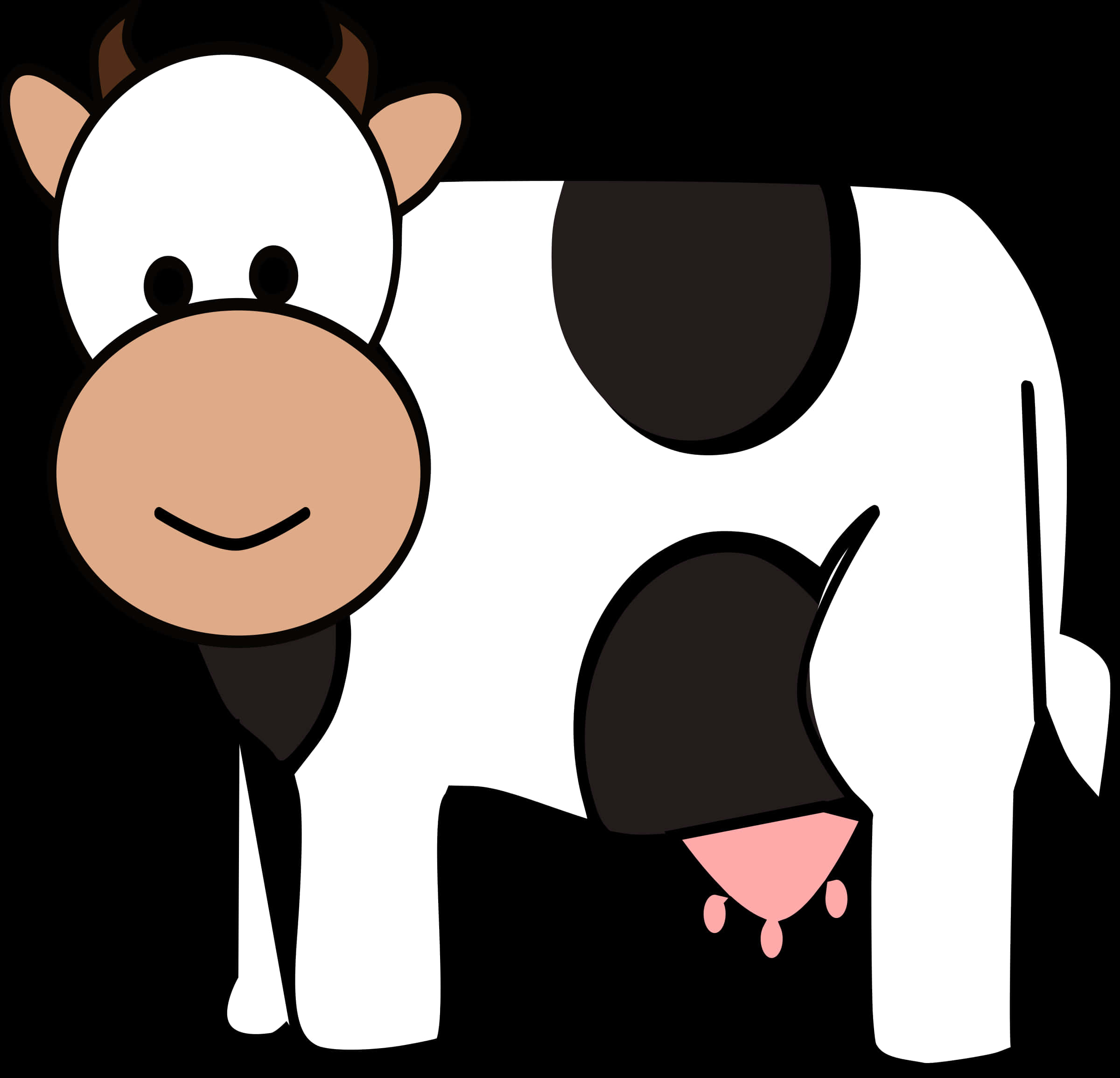 Cartoon Cow Illustration