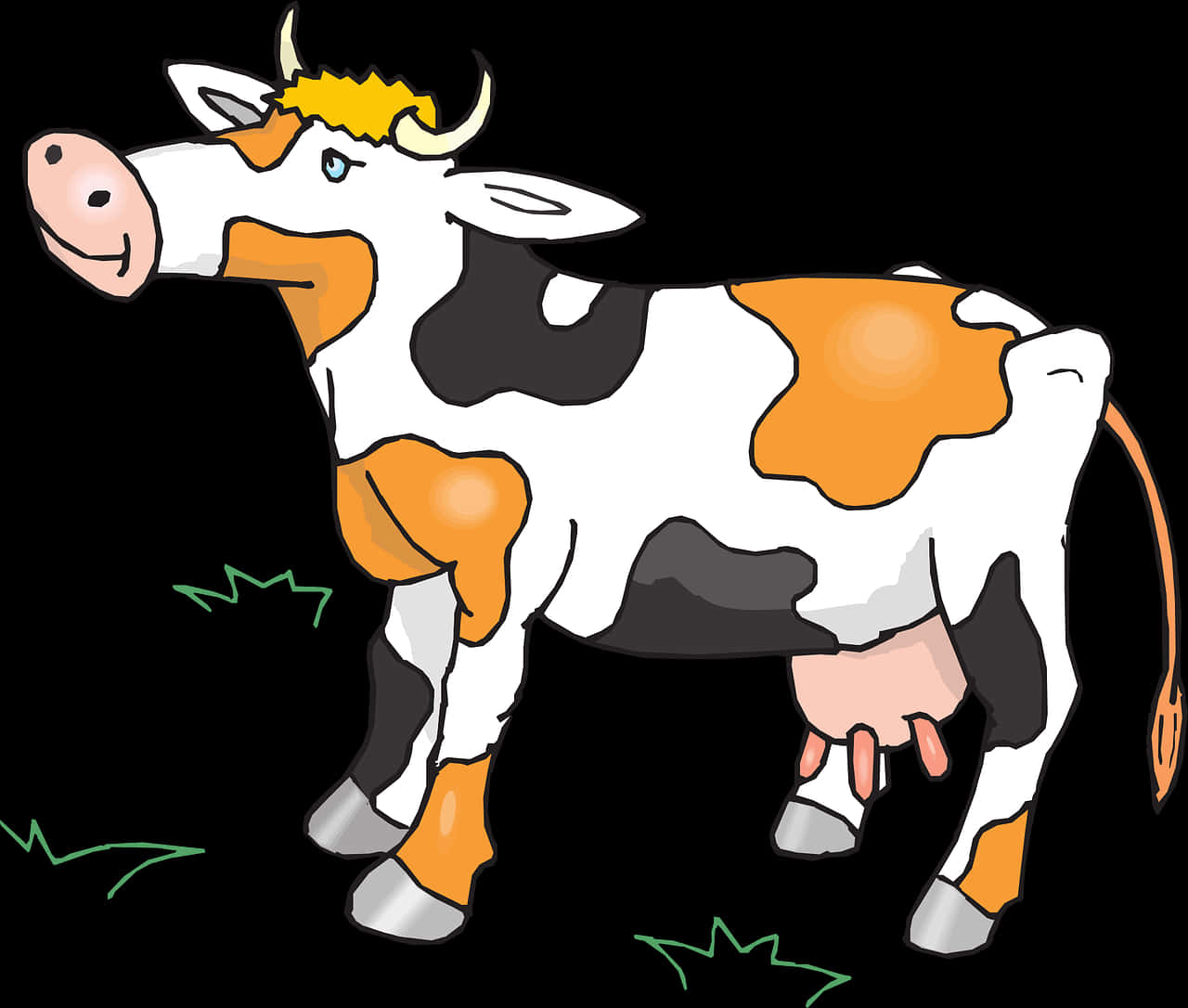 Cartoon Cow Illustration