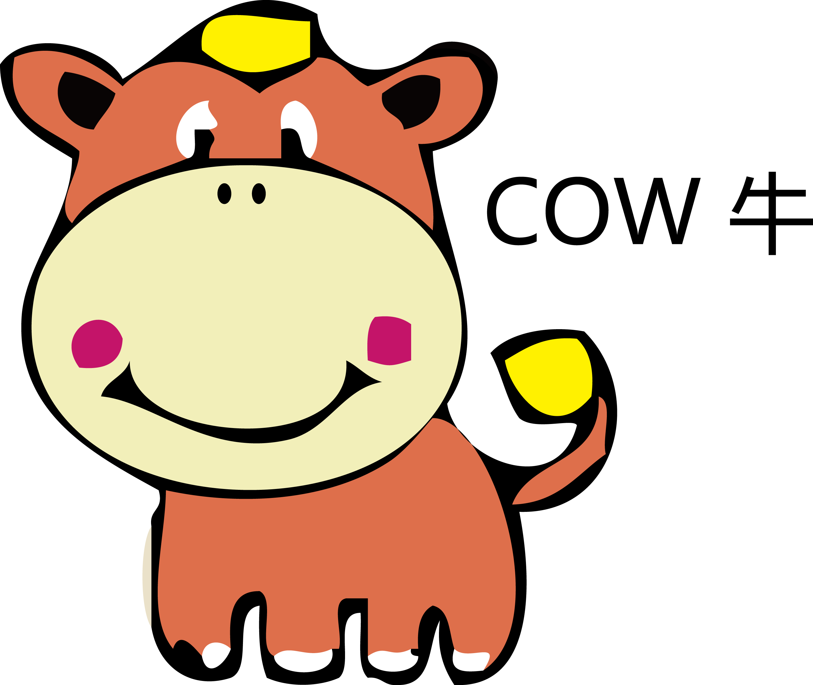 Cattle Cartoon Clip Art - Cattle, HD Png Download PNG with transparent background