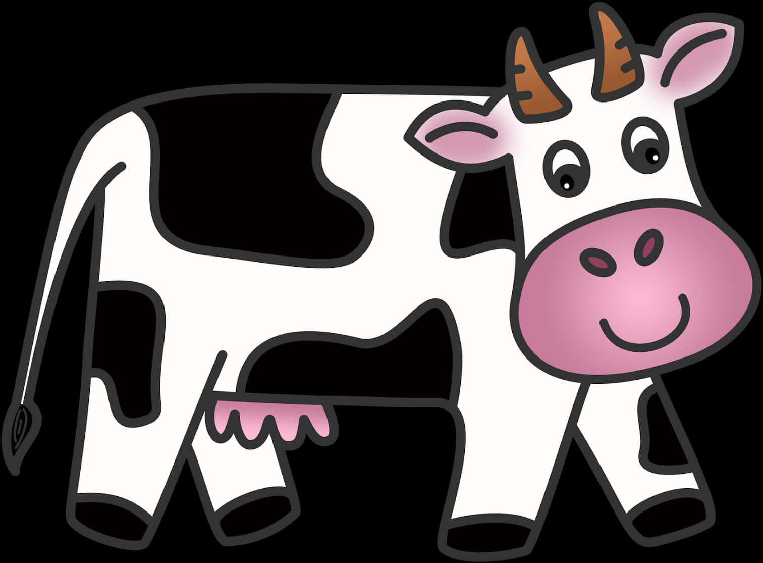 Cartoon Cow Illustration