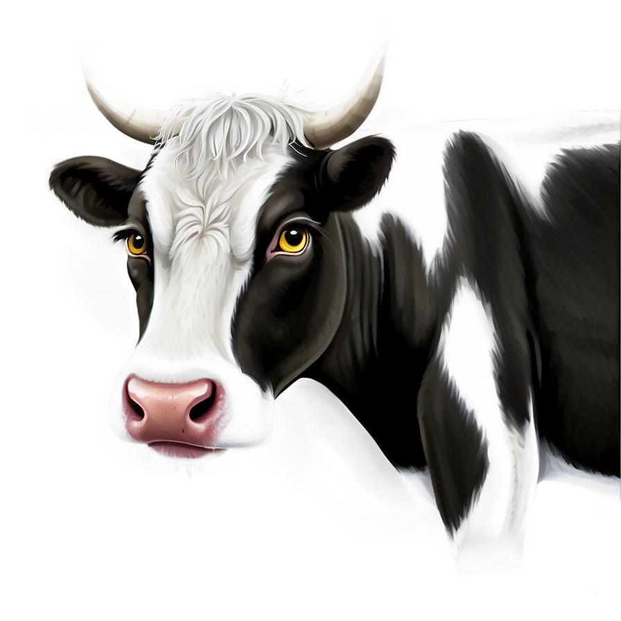 Cartoon Cow Png Kwh