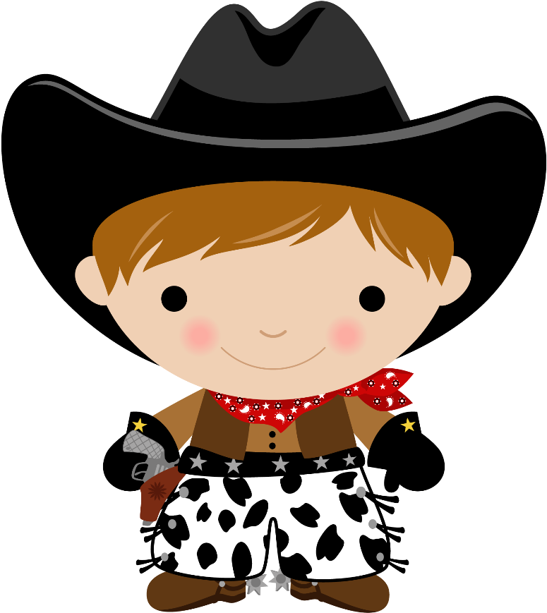 Cartoon Cowboy Character.png PNG with transparent background