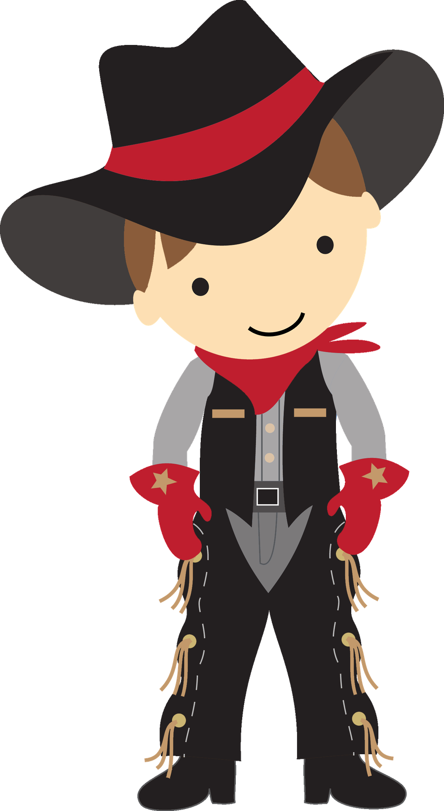 Cartoon Cowboy Character.png PNG with transparent background