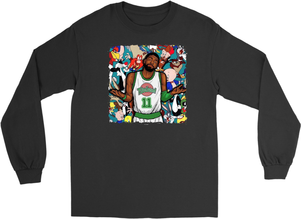 Cartoon Crossover Basketball Sweatshirt PNG with transparent background