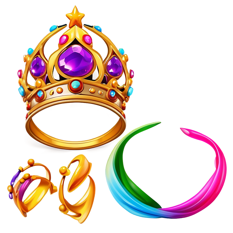 Cartoon Crown For Fairy Png Iba