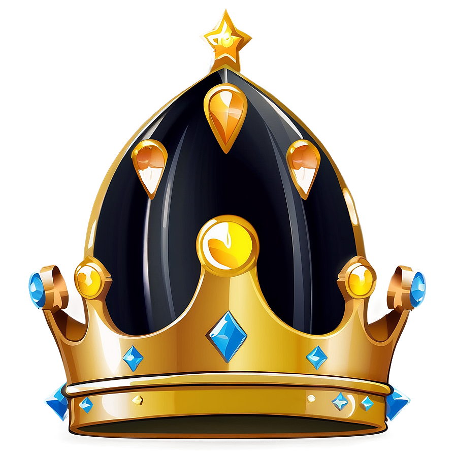 Cartoon Crown Vector Png Cnm