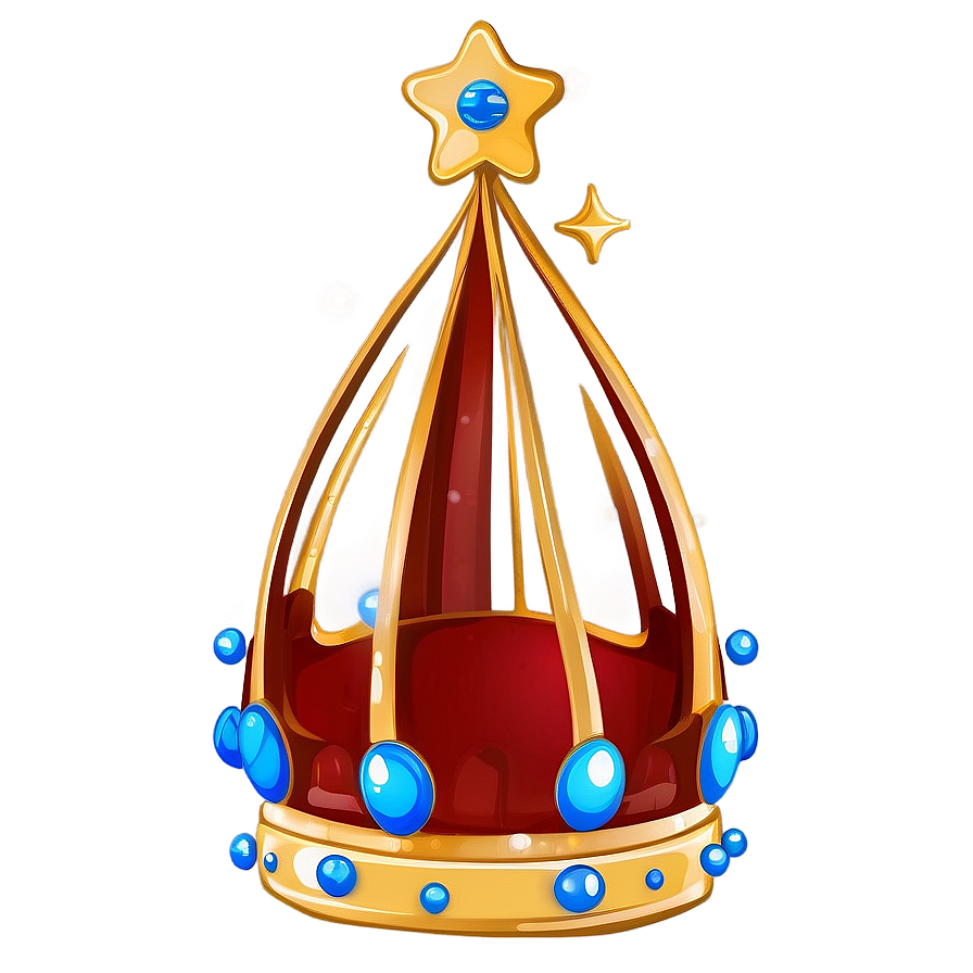 Cartoon Crown With Sparkles Png 58