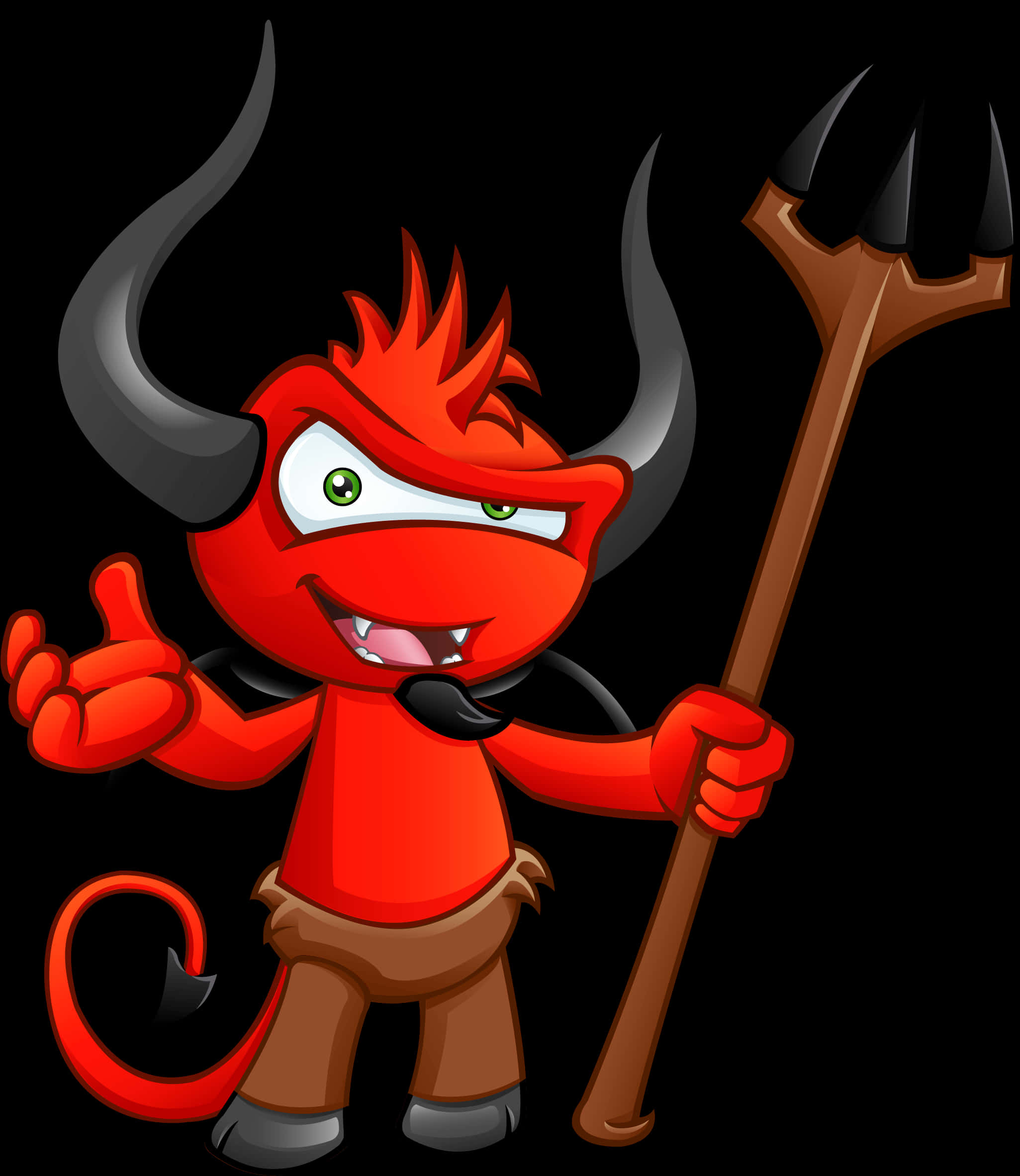 Cartoon Devil Character