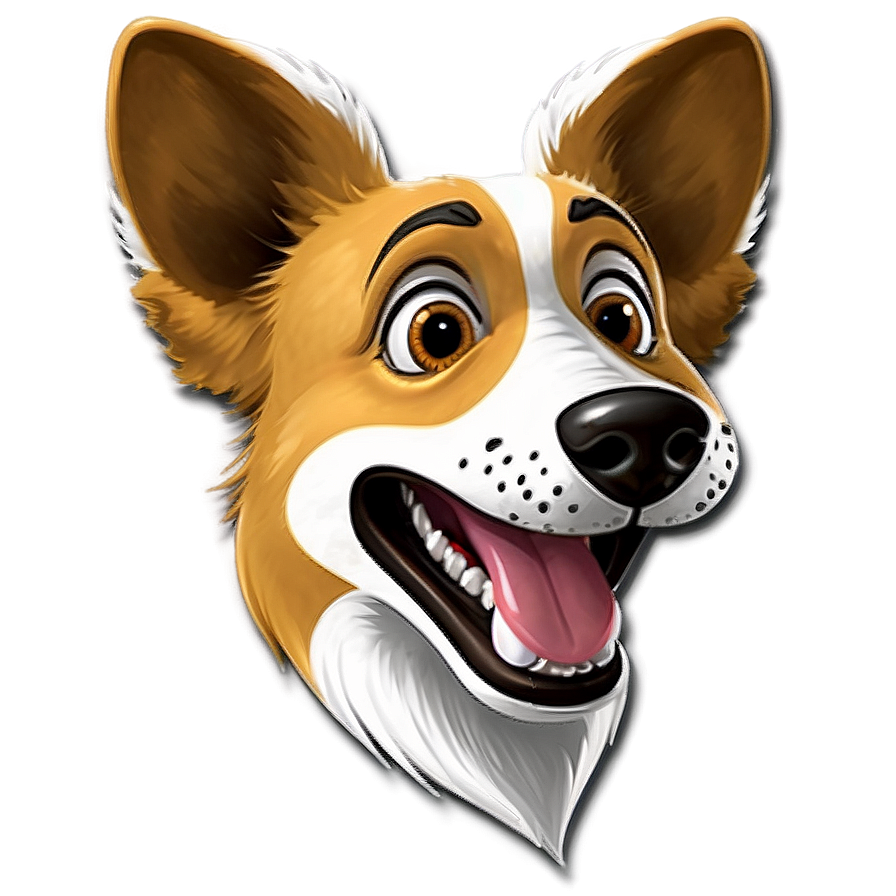 Cartoon Dog Head PNG vng73 PNG image with a transparent background, free high-resolution download