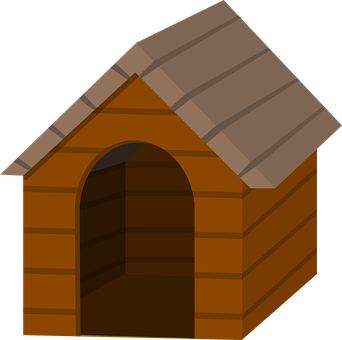 Cartoon Dog House Graphic