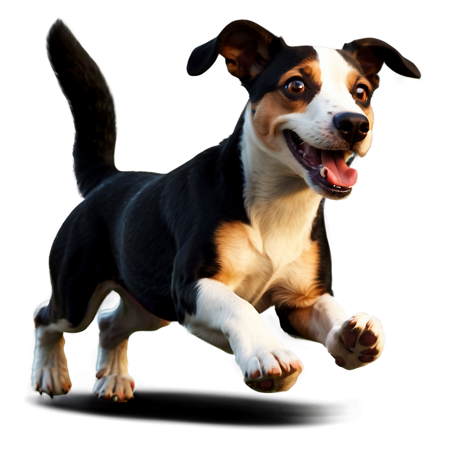 Cartoon Dog Running Png Upx