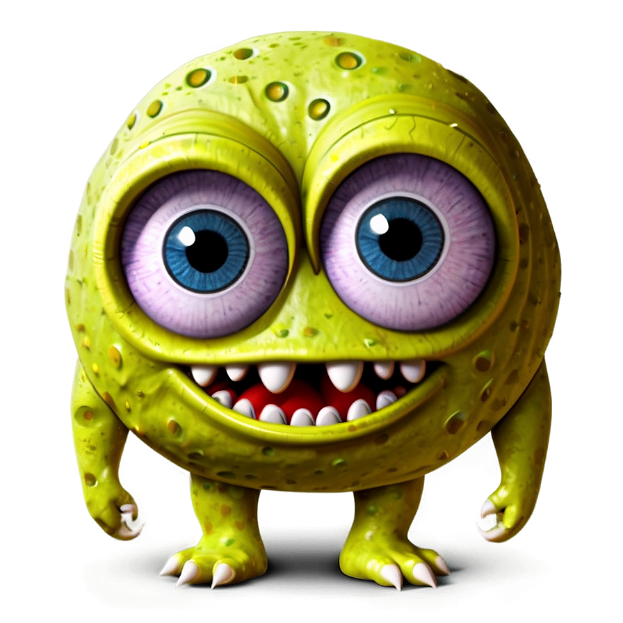 Cartoon Doodle Monster Png 05232024