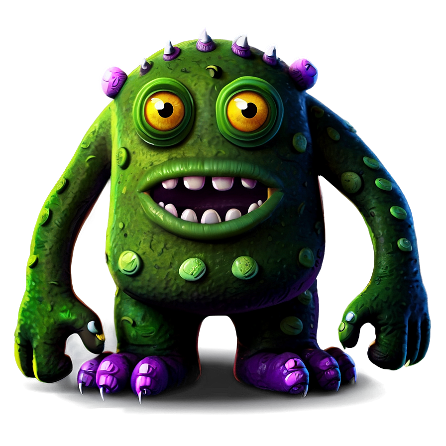 Cartoon Doodle Monster Png Pht