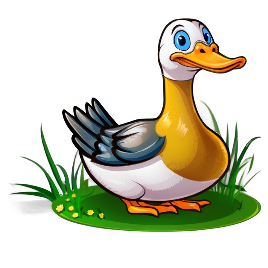 Cartoon Duck PNG 05032024 PNG with transparent background