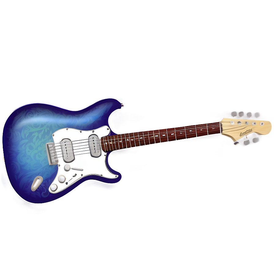 Cartoon Electric Guitar Png Duw80