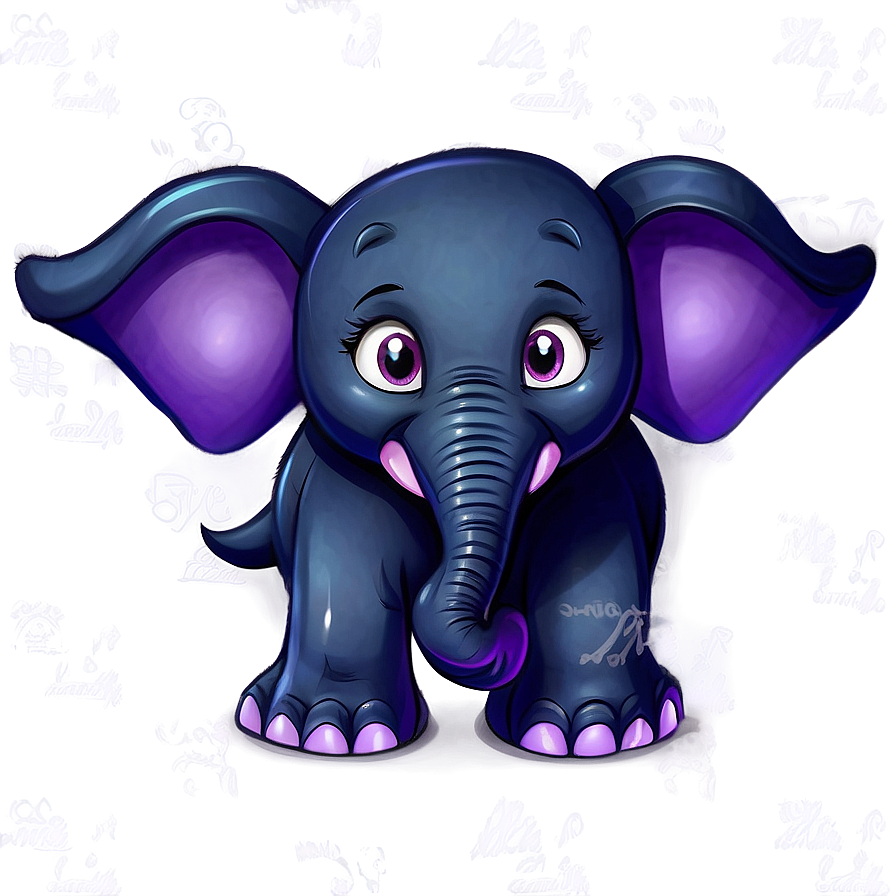 Cartoon Elephant Character Png 05032024