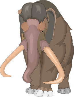 Cartoon_ Elephant_ Front_ View