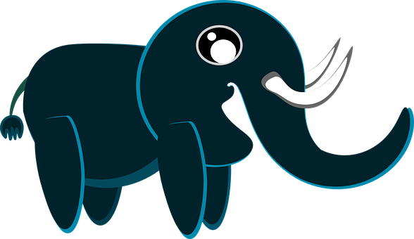 Cartoon_ Elephant_ Vector_ Graphic