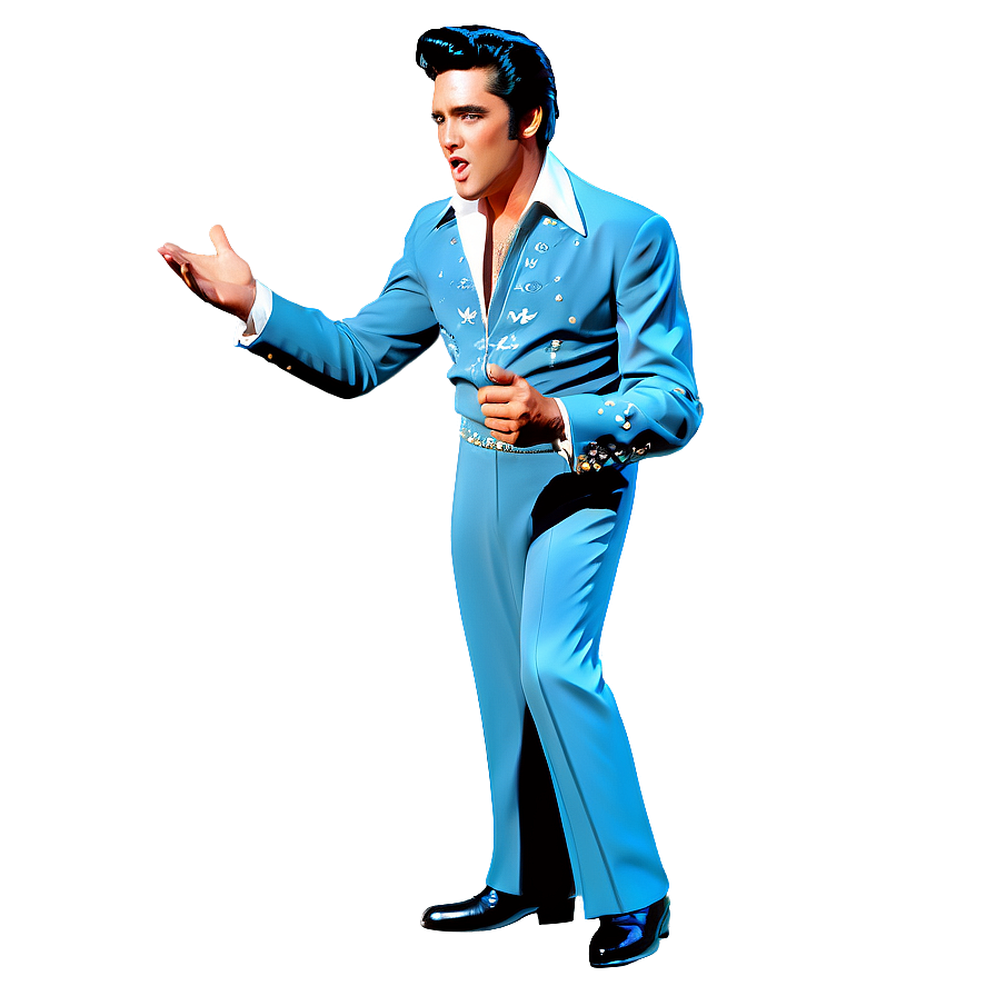 Cartoon Elvis Presley Png 06112024