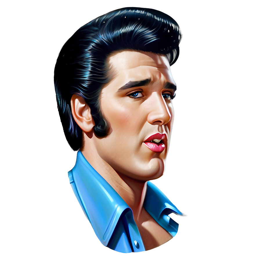 Cartoon Elvis Presley Png Mkh47