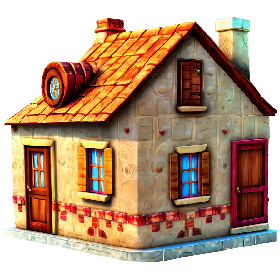 Cartoon Encanto House Design Png 16