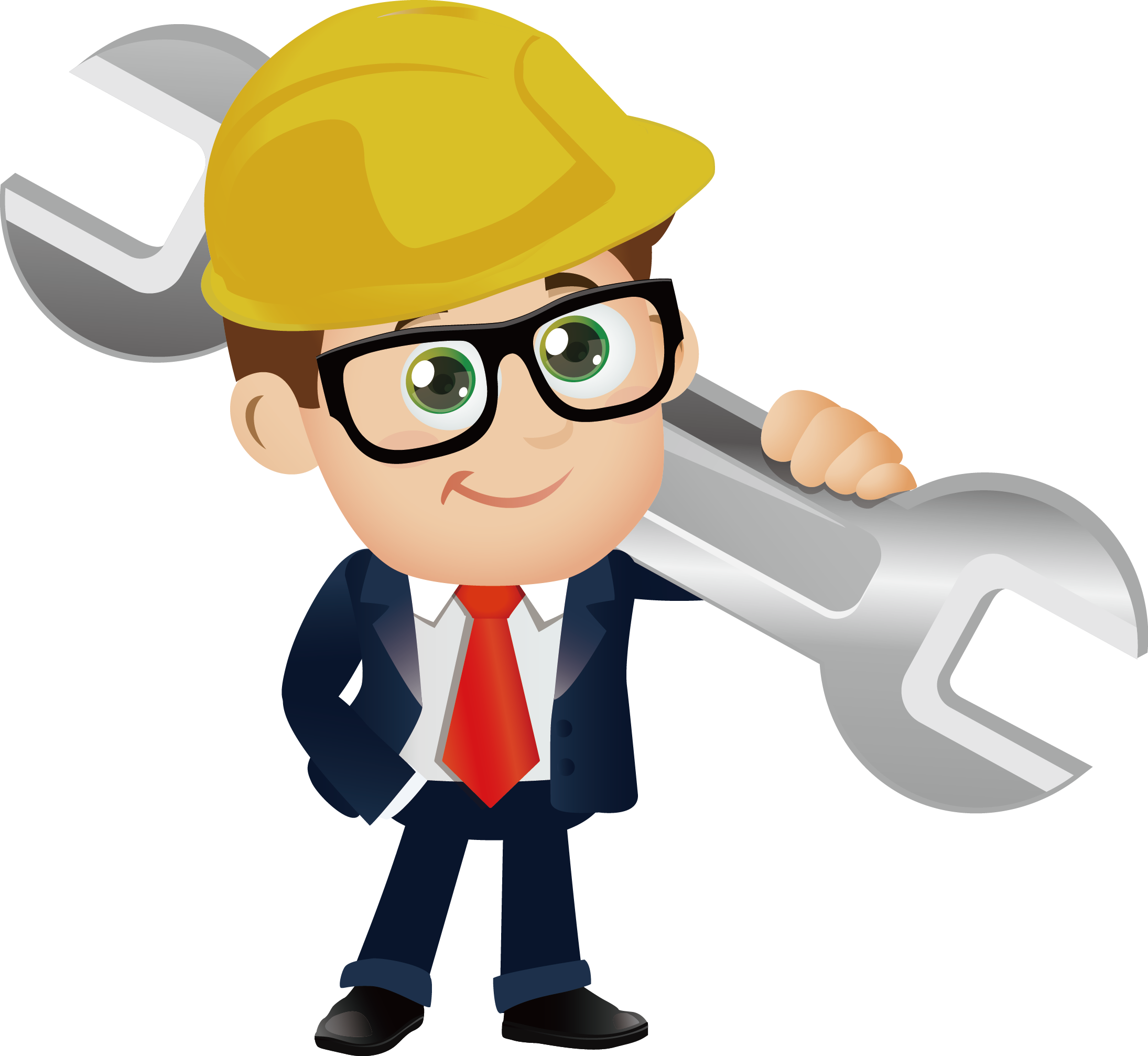 Transparent Paying Clipart - Man With Magnifying Glass Cartoon, HD Png Download PNG with transparent background