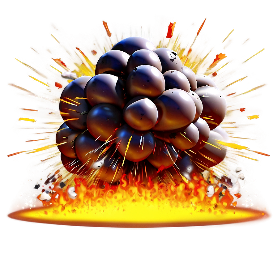 Cartoon Explosion Clipart PNG 96 PNG image with a transparent background, free high-resolution download