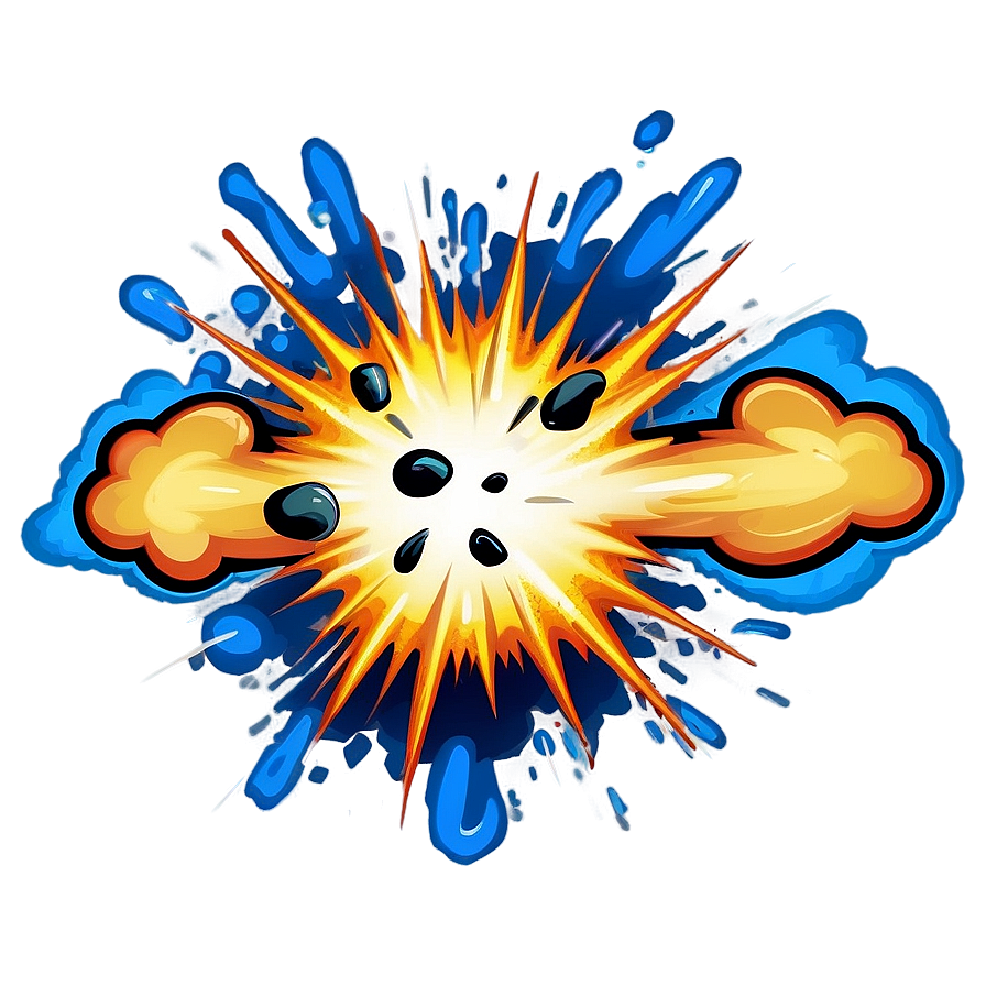 Cartoon Explosion PNG 06212024 PNG image with a transparent background, free high-resolution download
