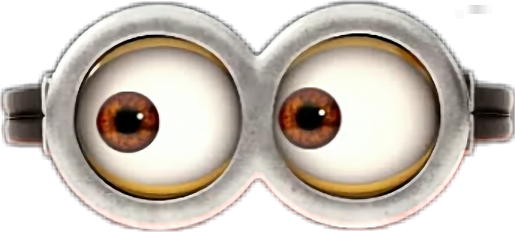 Cartoon Eyed Spectacles PNG with transparent background