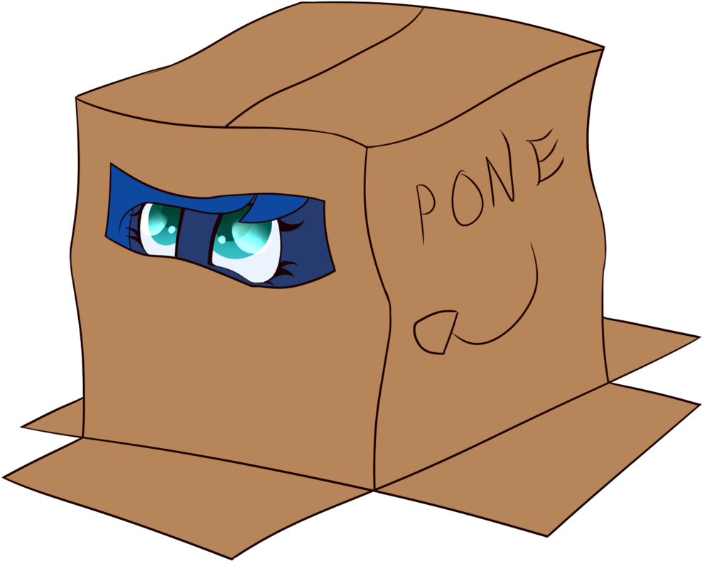 Cartoon Eyes Peekingfrom Box