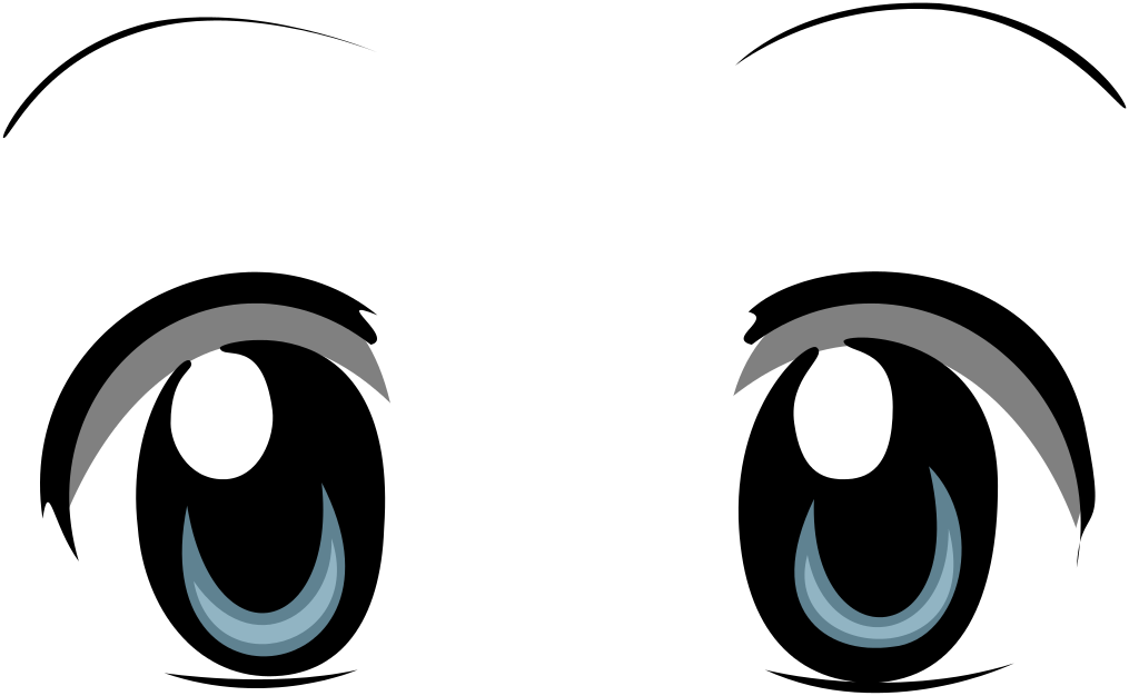 Cartoon Eyes Vector Illustration