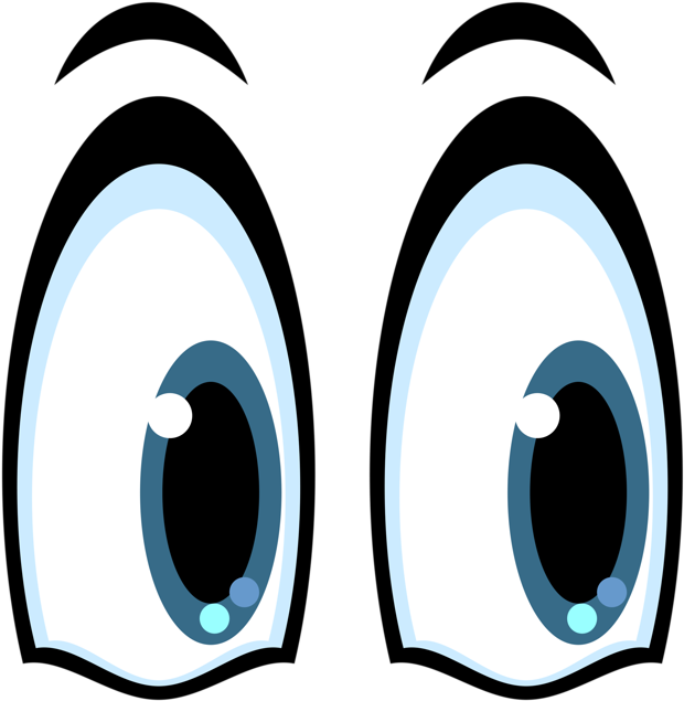 Expression Cartoon Eyes PNG File PNG with transparent background