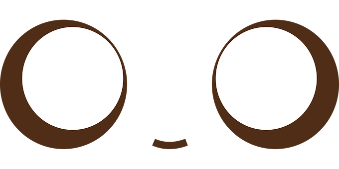 Cartoon Eyesand Mouth Vector PNG with transparent background