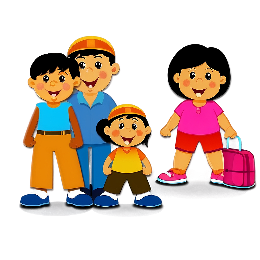 Cartoon Family Clipart Png Dwe36