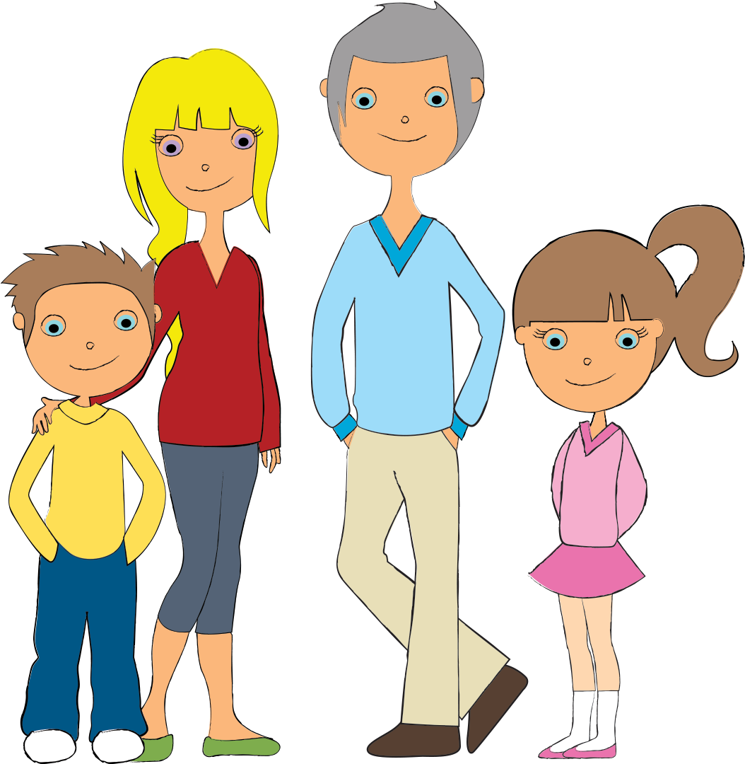 Cartoon Family Illustration