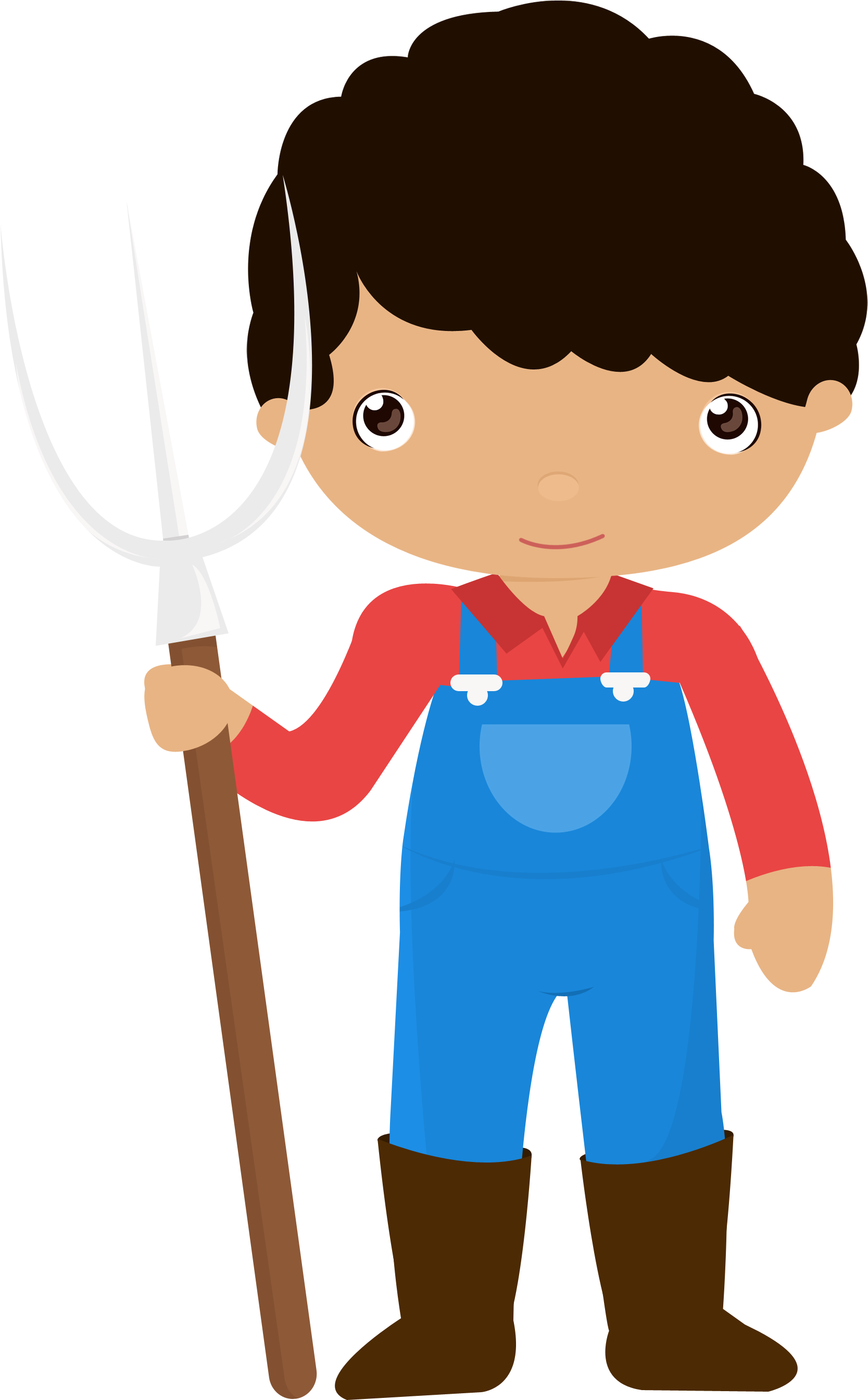 Little Farmer Boy Png - Farmer Clipart Transparent Background, Png Download PNG with transparent background
