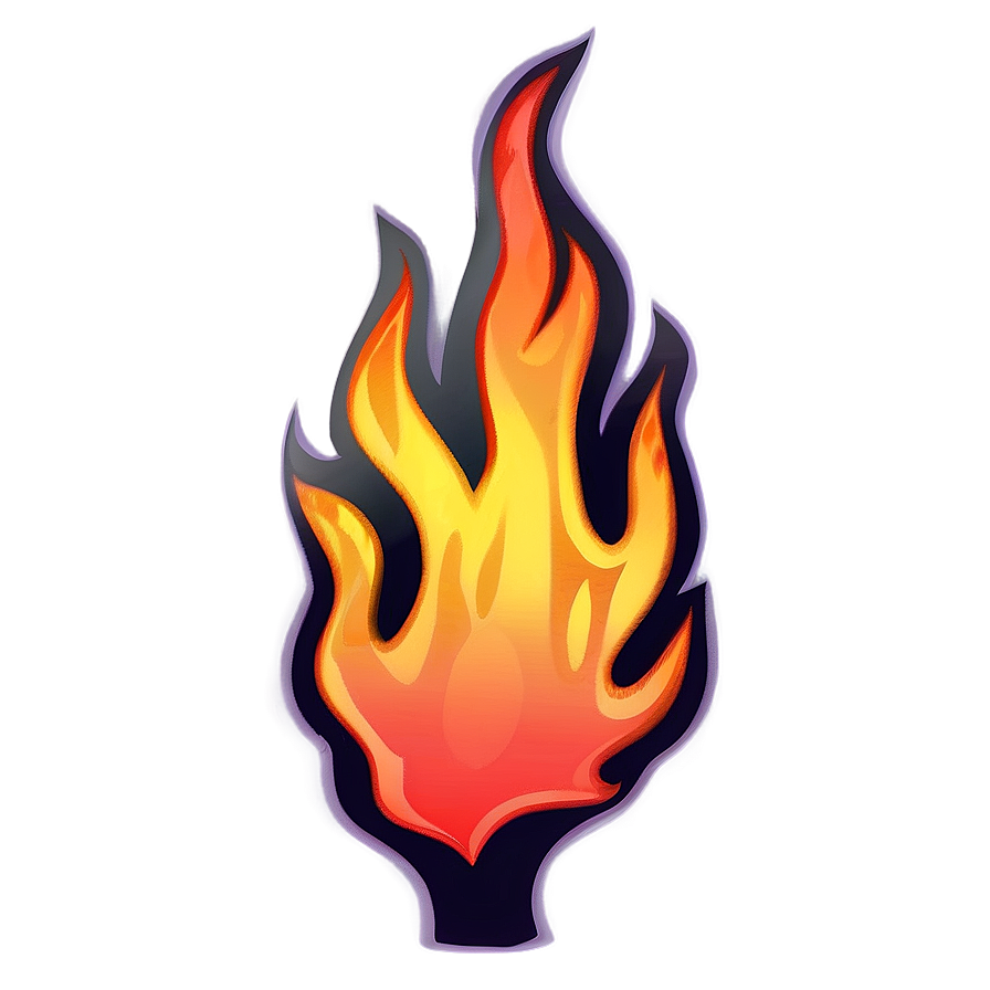 Cartoon Fire Background Png 58