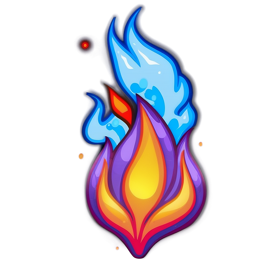 Cartoon Fire Background Png Uan7