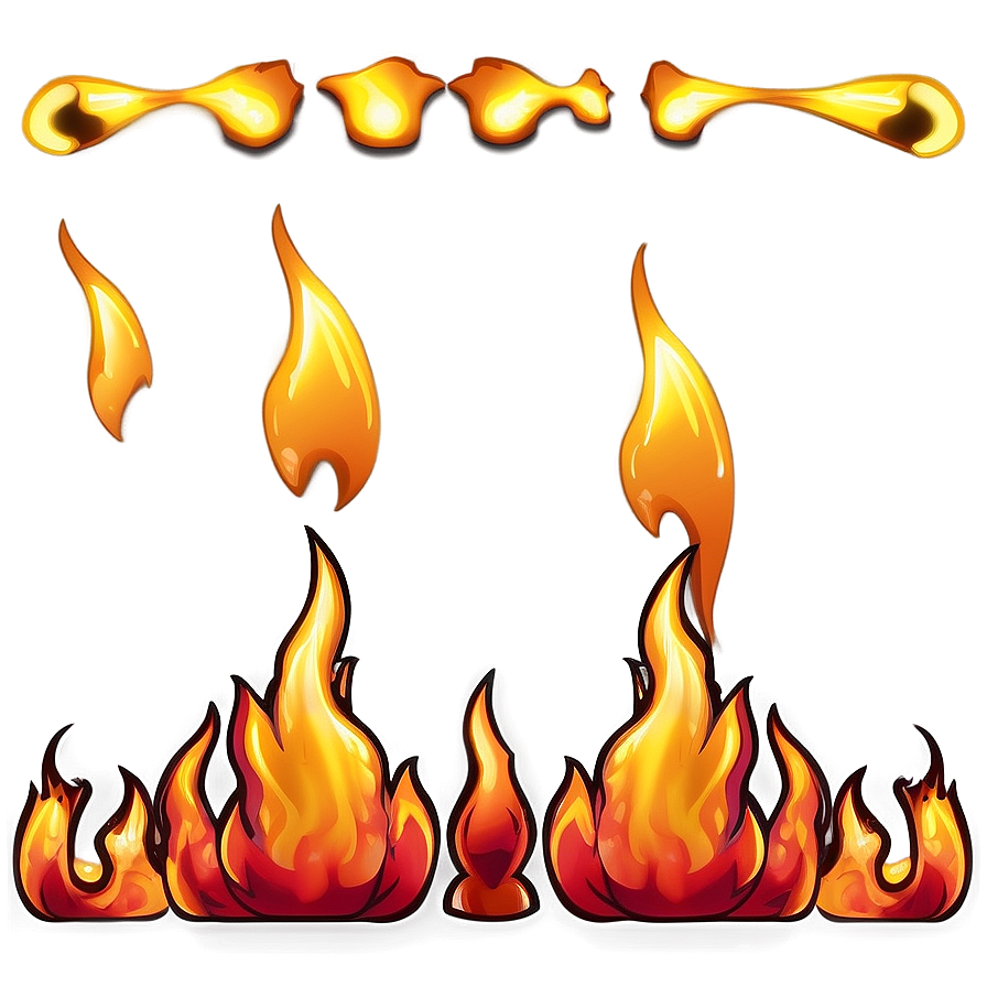 Cartoon Fire Flame PNG 06212024 PNG image with a transparent background, free high-resolution download