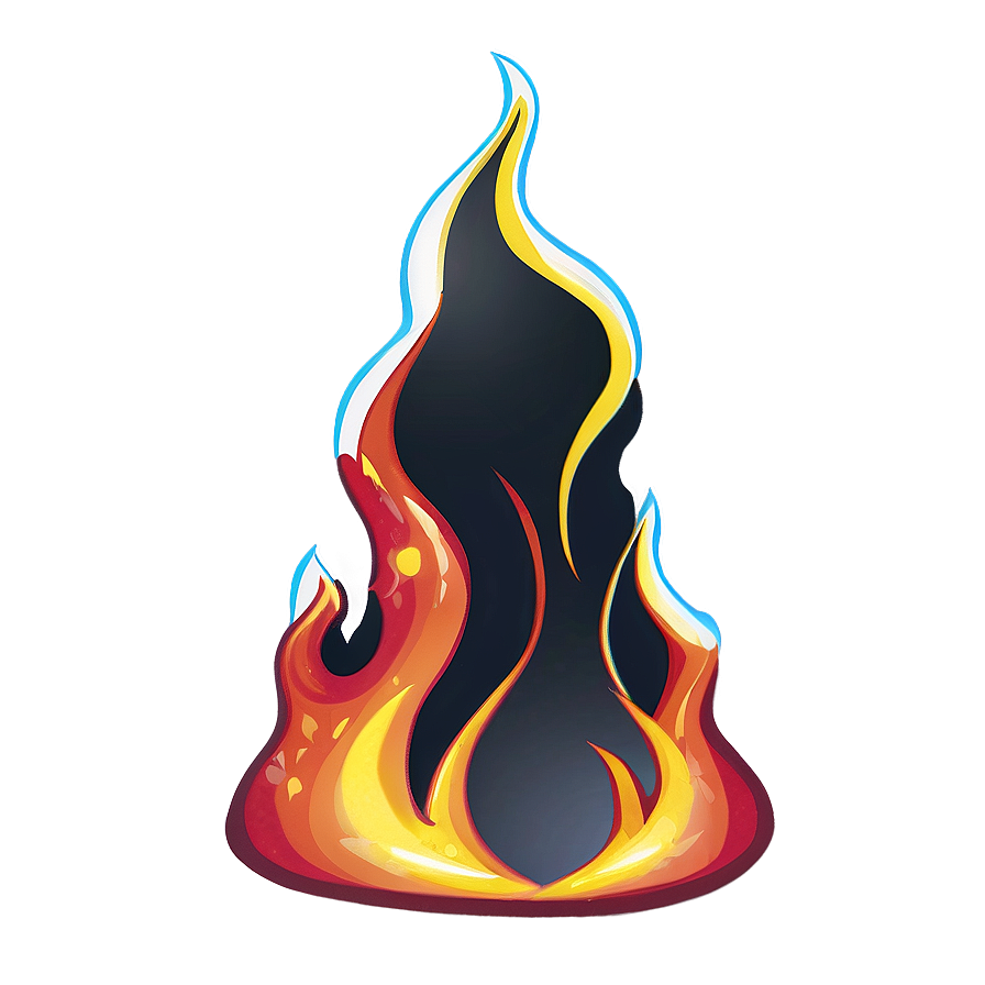 Cartoon Fire Png Bag