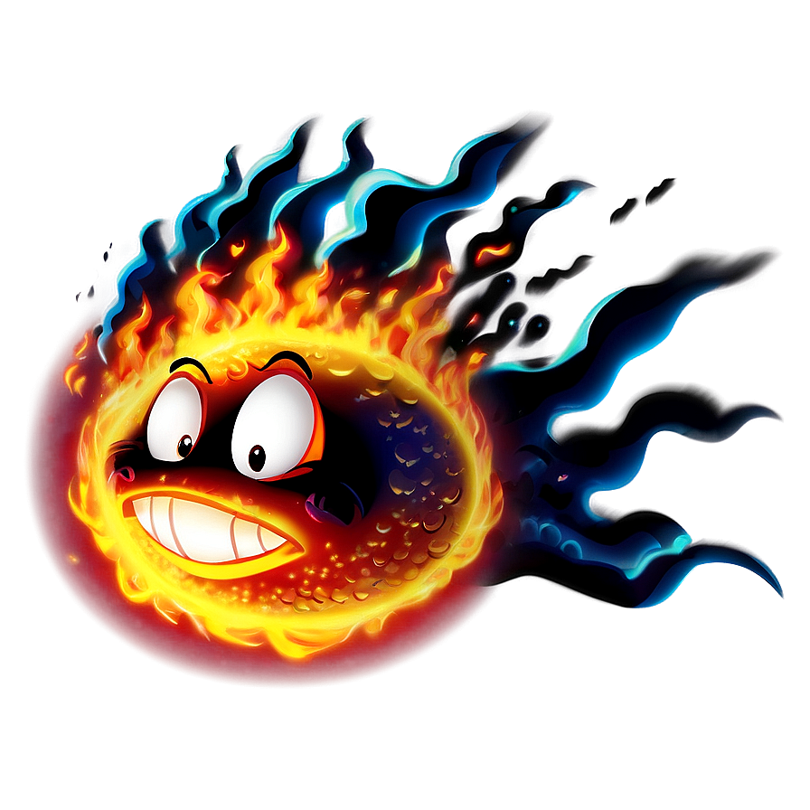 Cartoon Fireball PNG 58 PNG image with a transparent background, free high-resolution download