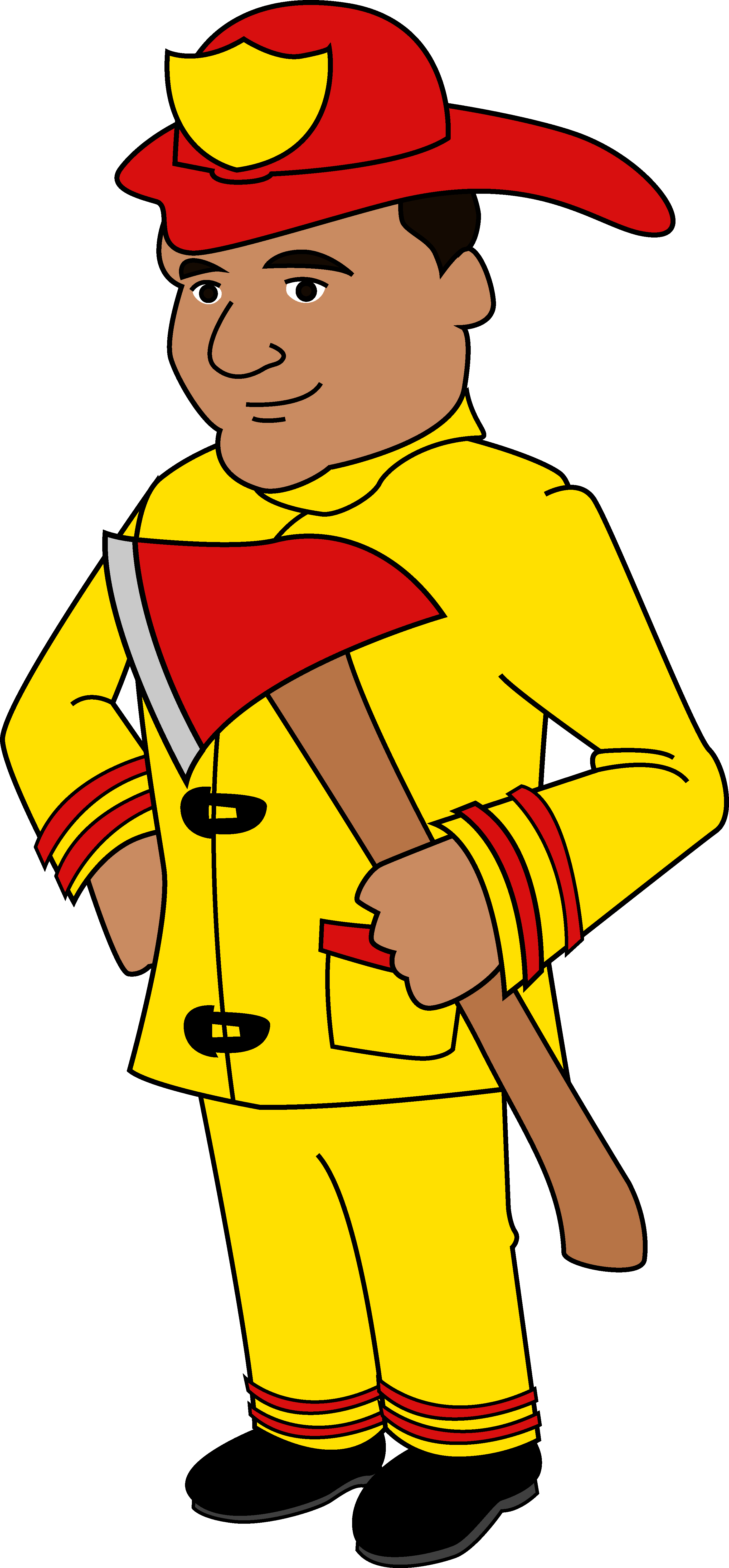 Cartoon Firefighterwith Axe.png