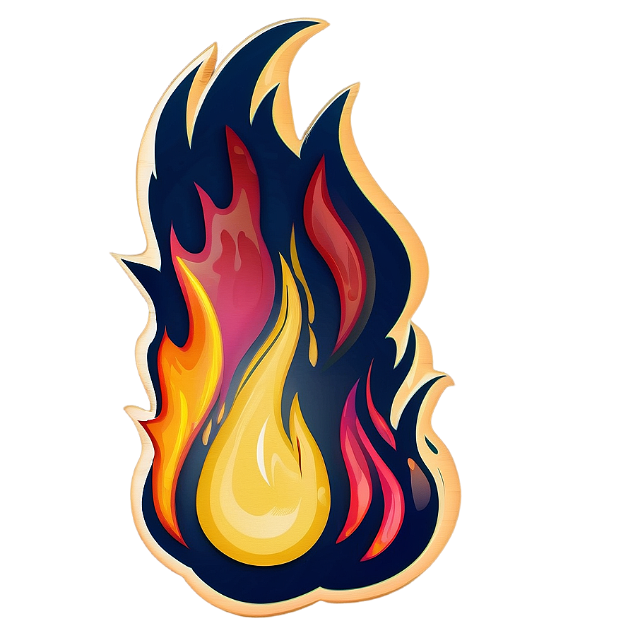 Cartoon Flame PNG 77 PNG image with a transparent background, free high-resolution download