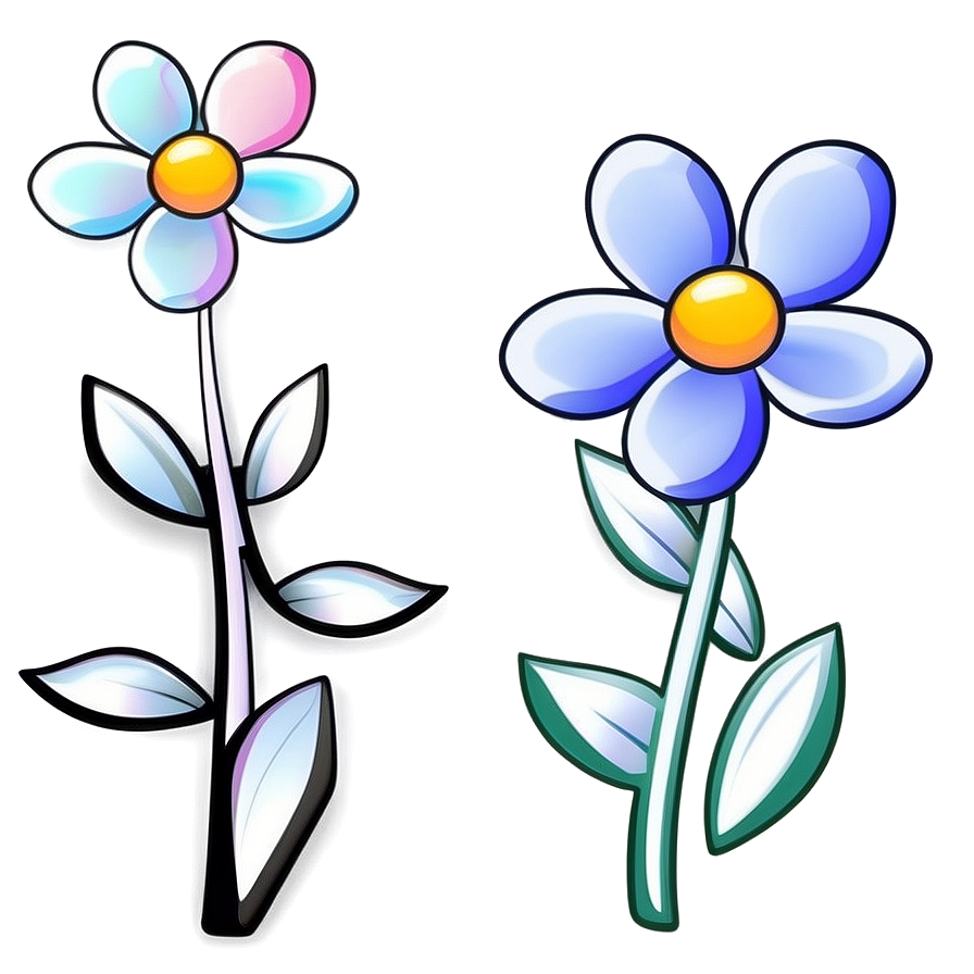 Cartoon Flower Outline Png 05252024