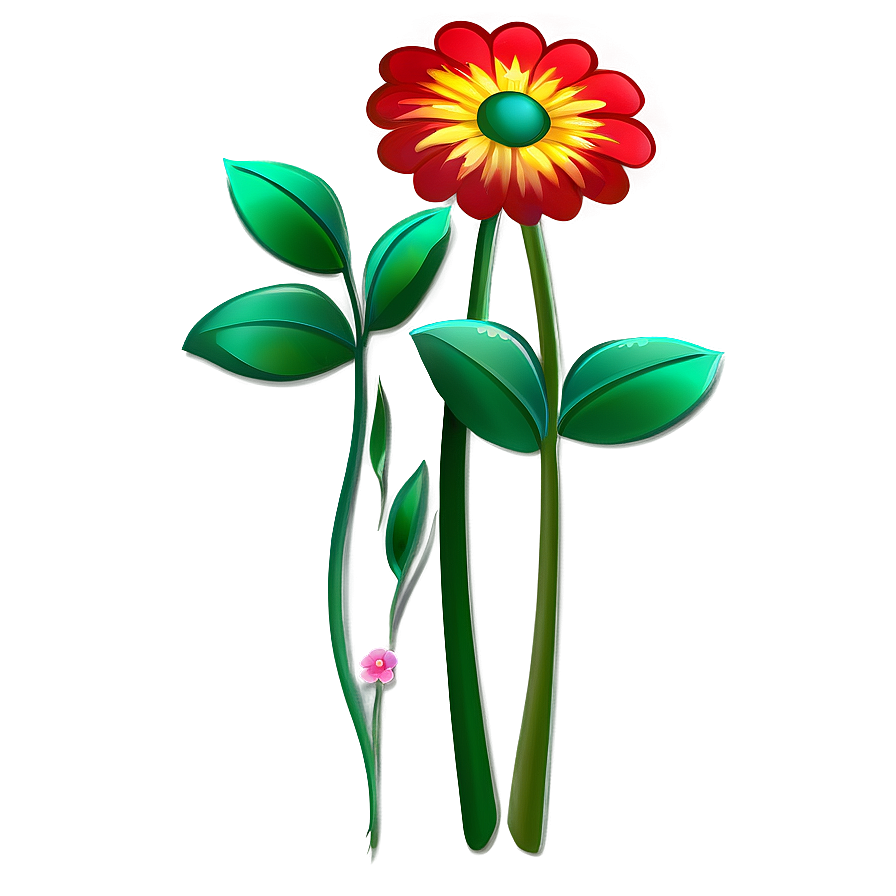 Cartoon Flower Stem Png Fjs