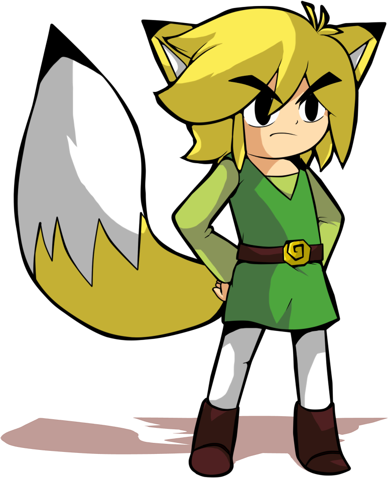 Cute Toon Link - Link Fox, HD Png Download PNG with transparent background
