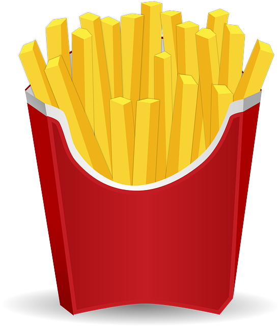 Cartoon French Fries